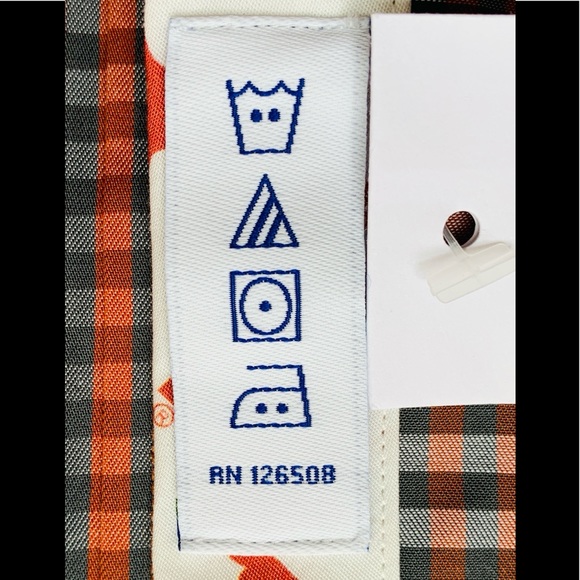 Thomas Dean Men’s 2X Long Sleeve UT Shirt Orange - Picture 8 of 12